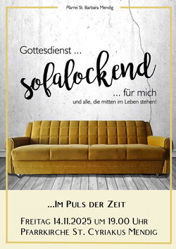Sofalockend - Termine 2025