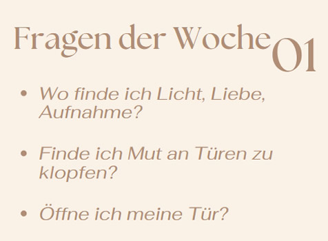 Fragen der Woche 01